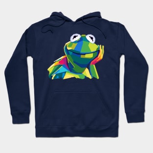 Kermit Meme Pop Art Hoodie